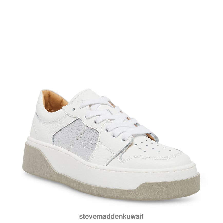 Steve Madden نحيف جوي أبيض فضي أحذية 6JPNNF328