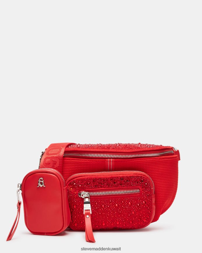 Steve Madden للجنسين بمكسيما الفلفل الحار أحمر شنطة 6JPNNF354