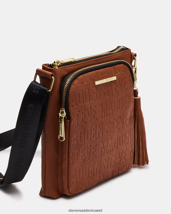 Steve Madden للجنسين شعار كروس كونياك شنطة 6JPNNF368