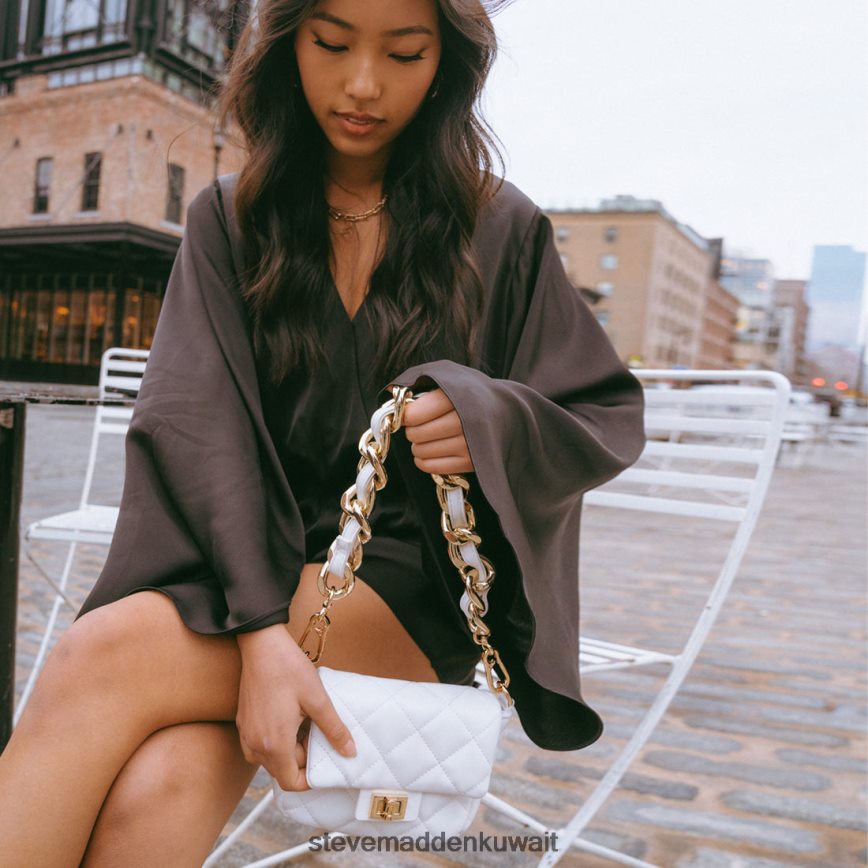 Steve Madden للجنسين بهيرا أبيض شنطة 6JPNNF372