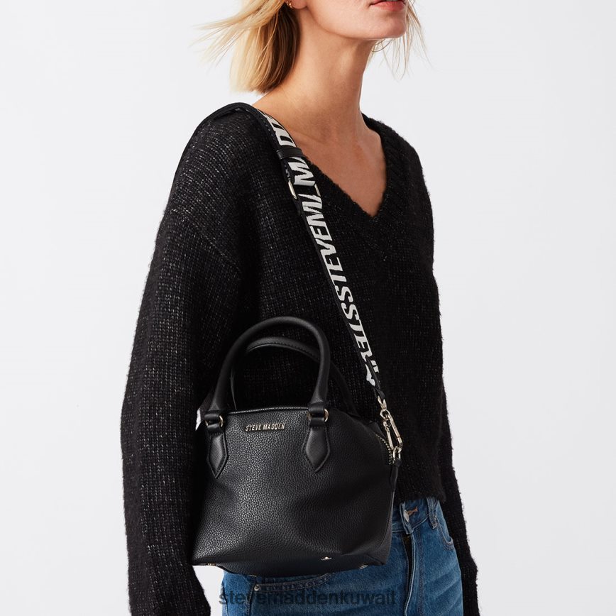 Steve Madden للجنسين محرج أسود شنطة 6JPNNF390