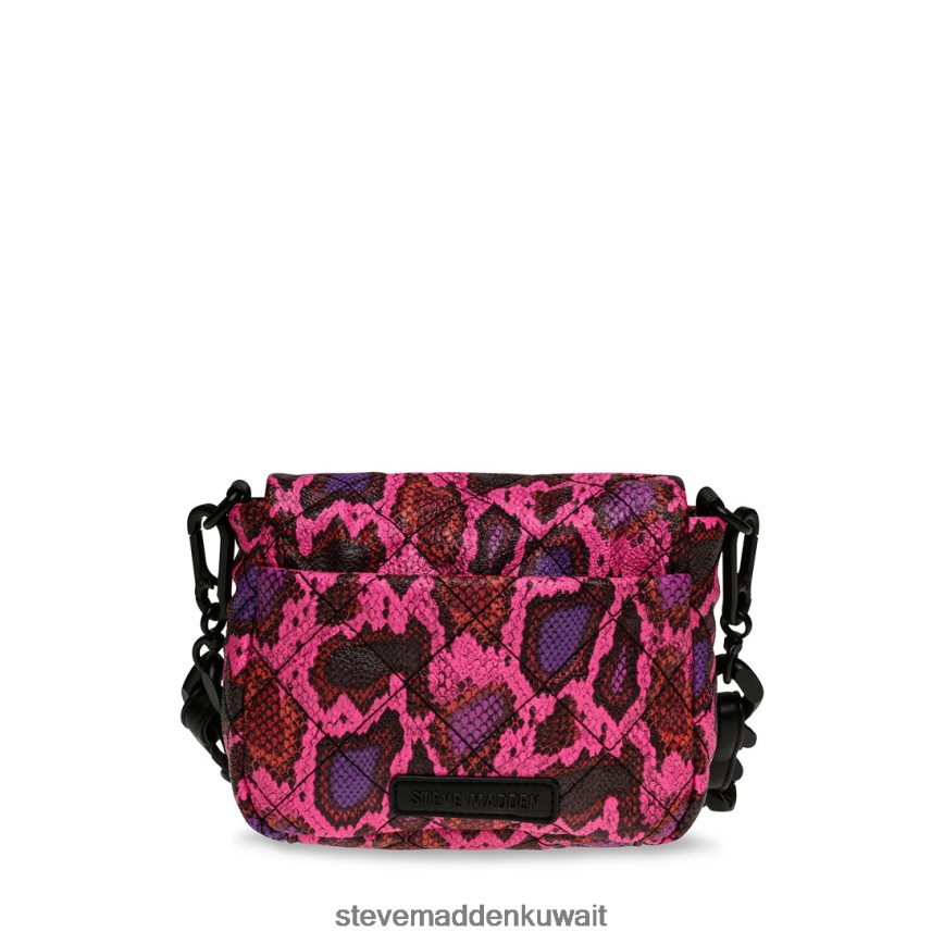 Steve Madden للجنسين ثعبان بهارا وردي فاقع شنطة 6JPNNF413