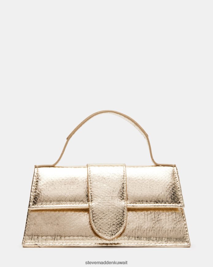 Steve Madden للجنسين بارلان ثعبان الذهب شنطة 6JPNNF436