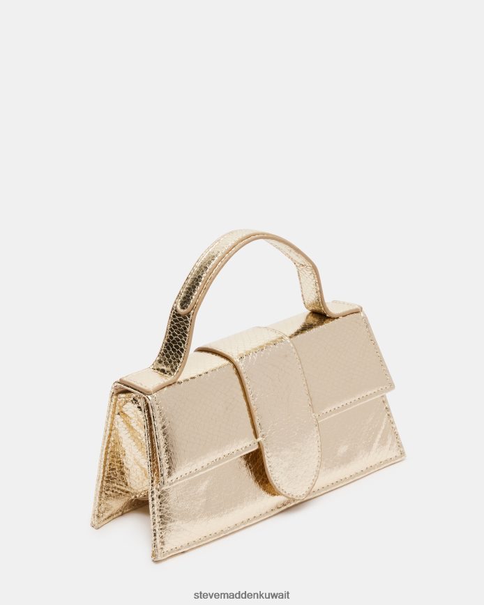 Steve Madden للجنسين بارلان ثعبان الذهب شنطة 6JPNNF436