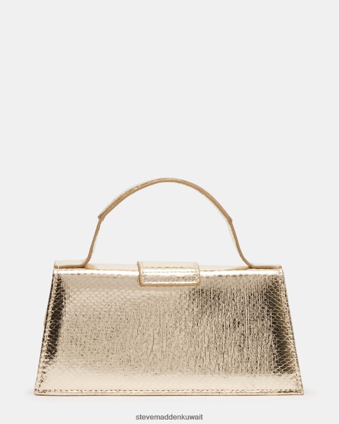 Steve Madden للجنسين بارلان ثعبان الذهب شنطة 6JPNNF436
