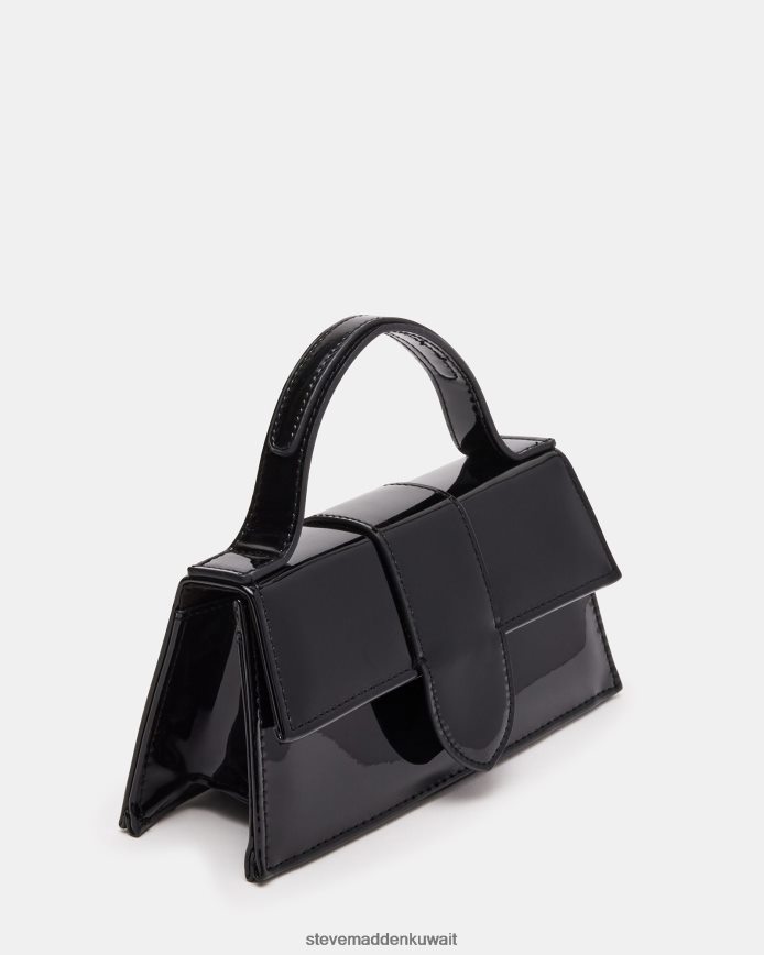 Steve Madden للجنسين بارلان أسود براءة اختراع شنطة 6JPNNF439