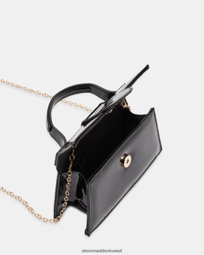 Steve Madden للجنسين بارلان أسود براءة اختراع شنطة 6JPNNF439