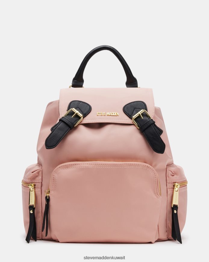 Steve Madden للجنسين حقيبة ظهر من النايلون احمر خدود شنطة 6JPNNF475
