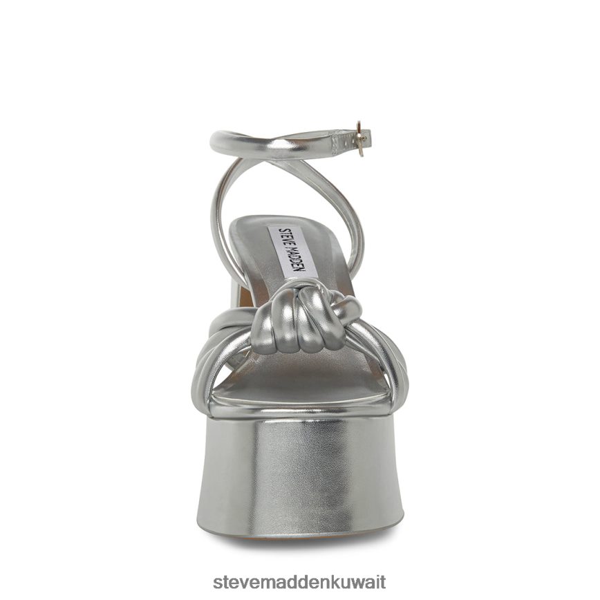 Steve Madden نحيف بوني فضة أحذية 6JPNNF505