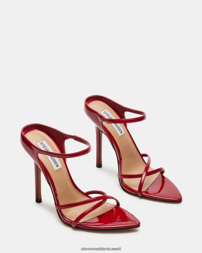 Steve Madden نحيف مذهل براءة اختراع حمراء أحذية 6JPNNF507