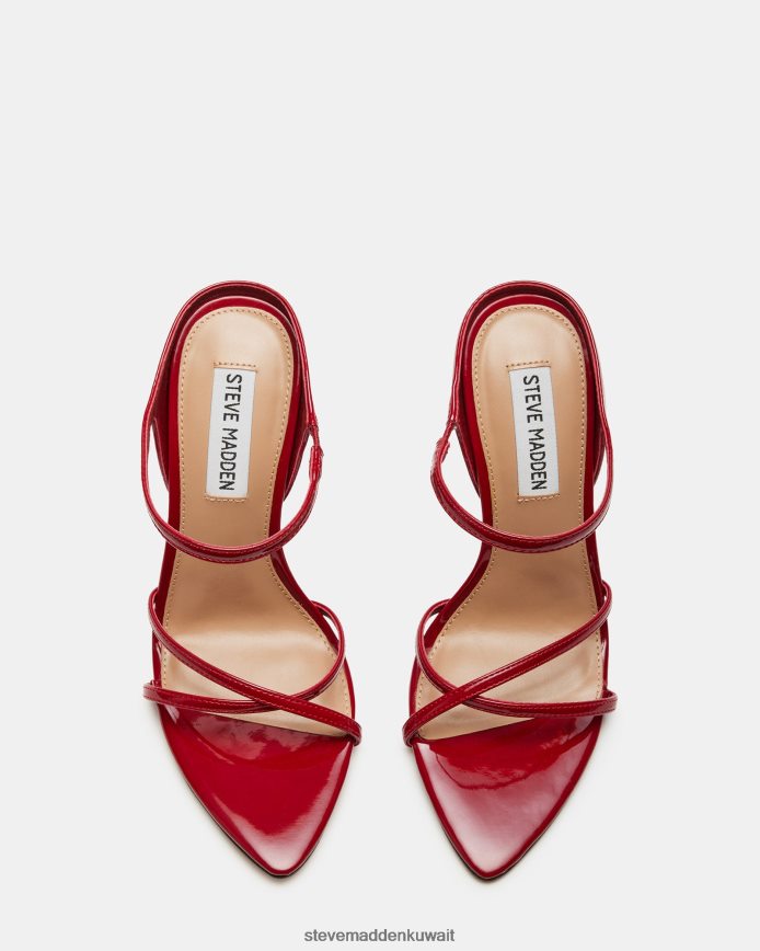 Steve Madden نحيف مذهل براءة اختراع حمراء أحذية 6JPNNF507