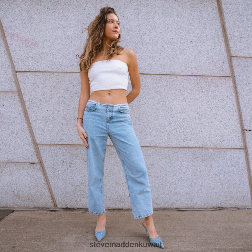 Steve Madden نحيف بريان قماش الدنيم أحذية 6JPNNF516