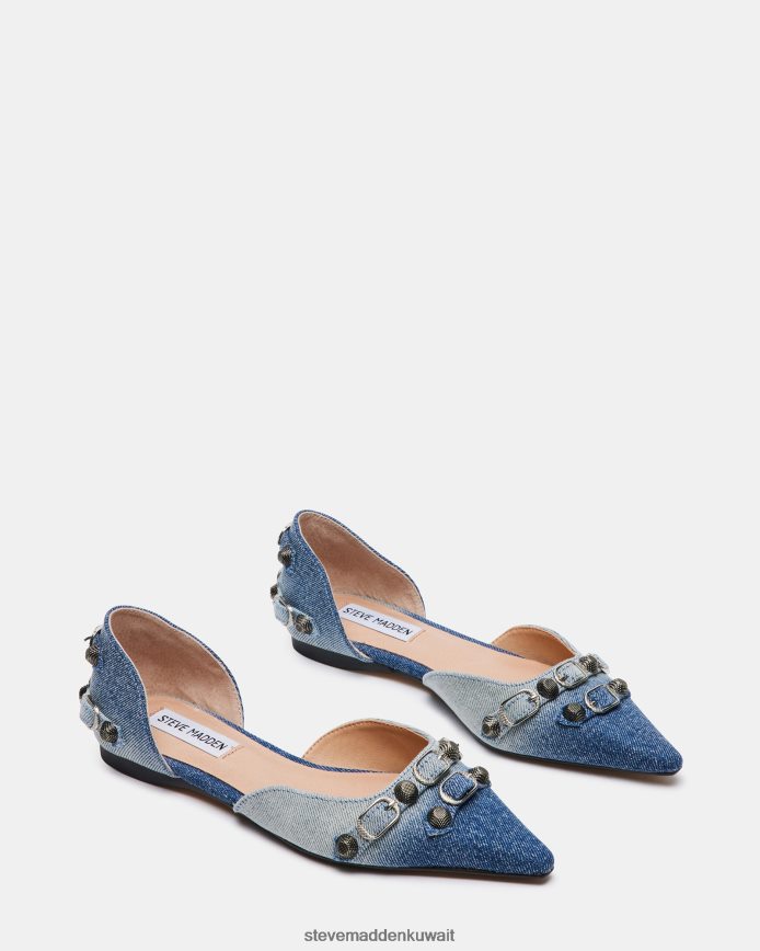 Steve Madden نحيف داليا قماش الدنيم أحذية 6JPNNF521