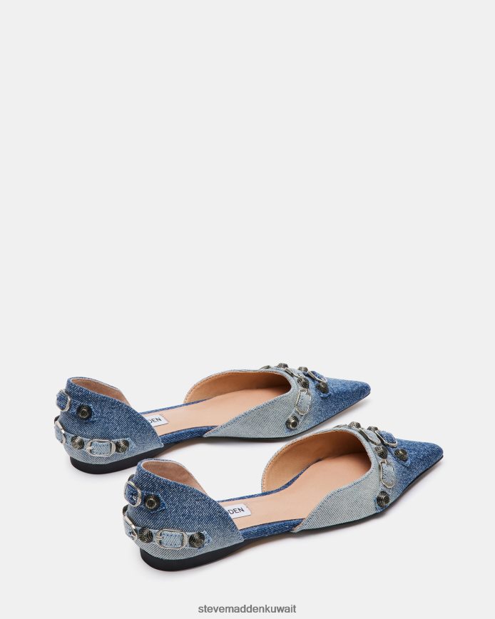 Steve Madden نحيف داليا قماش الدنيم أحذية 6JPNNF521