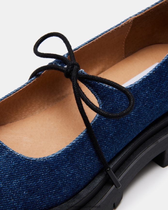 Steve Madden نحيف على الأرض قماش الدنيم أحذية 6JPNNF524