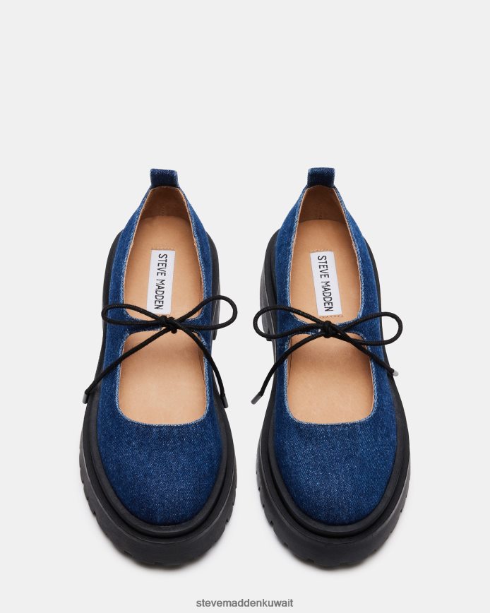Steve Madden نحيف على الأرض قماش الدنيم أحذية 6JPNNF524