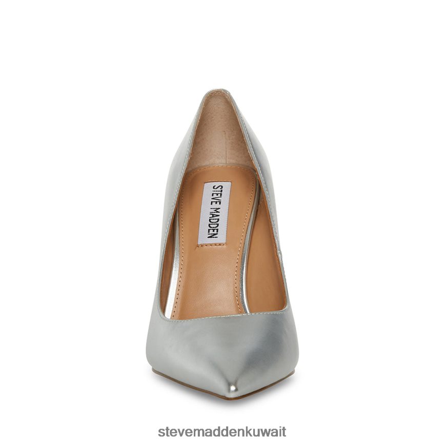 Steve Madden نحيف إيفلين فضة أحذية 6JPNNF543