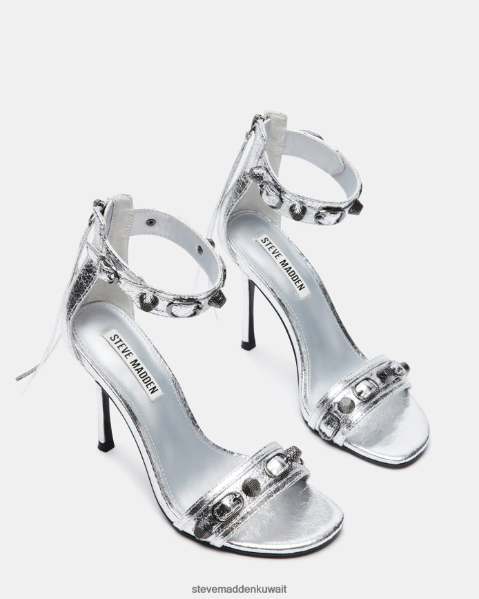 Steve Madden نحيف ثمين فضة أحذية 6JPNNF545