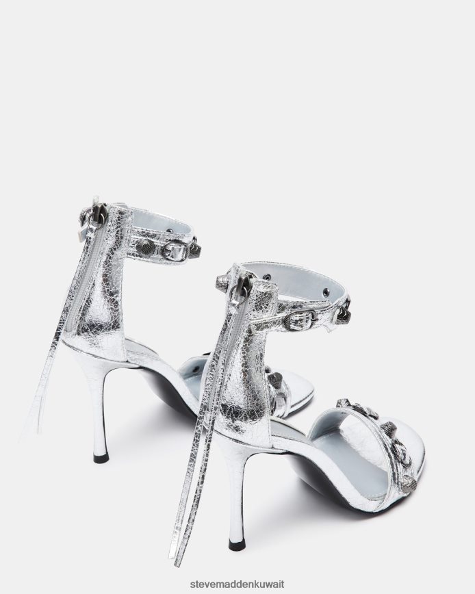 Steve Madden نحيف ثمين فضة أحذية 6JPNNF545