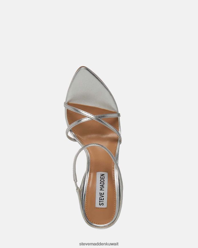 Steve Madden نحيف مذهل فضة أحذية 6JPNNF548