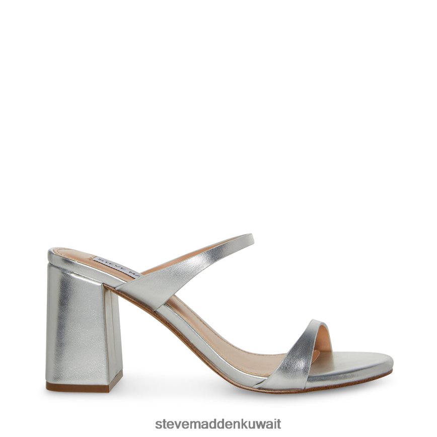 Steve Madden نحيف بريجيت فضة أحذية 6JPNNF549