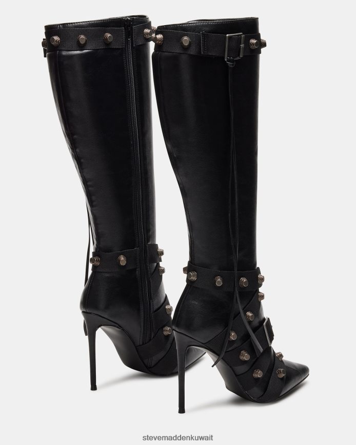 Steve Madden نحيف فينك أسود أحذية 6JPNNF556