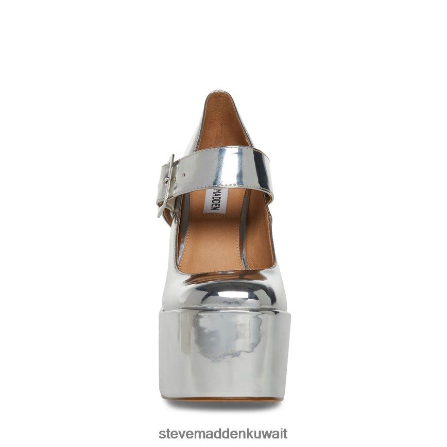 Steve Madden نحيف ساحة فضة أحذية 6JPNNF561