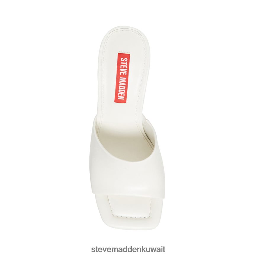 Steve Madden نحيف سيلين جلد أبيض أحذية 6JPNNF569
