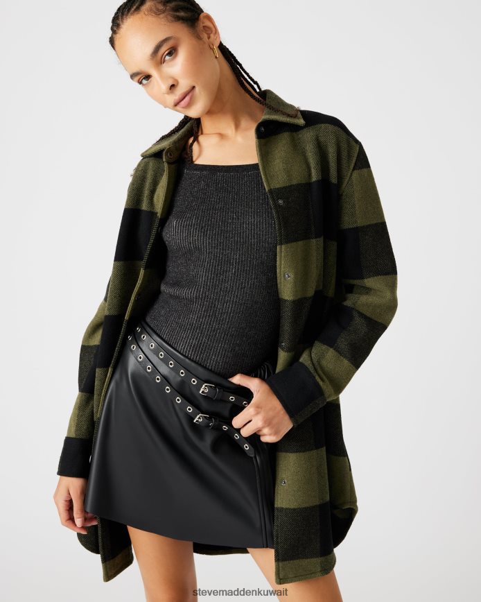 Steve Madden نحيف معطف إلدريدج منقوش حكيم يلبس 6JPNNF577