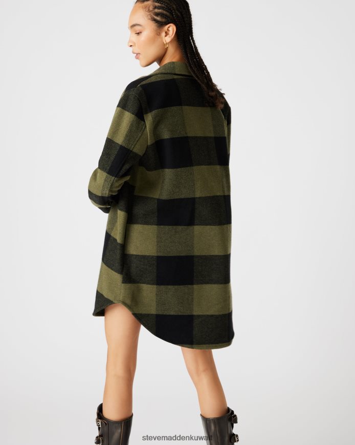 Steve Madden نحيف معطف إلدريدج منقوش حكيم يلبس 6JPNNF577