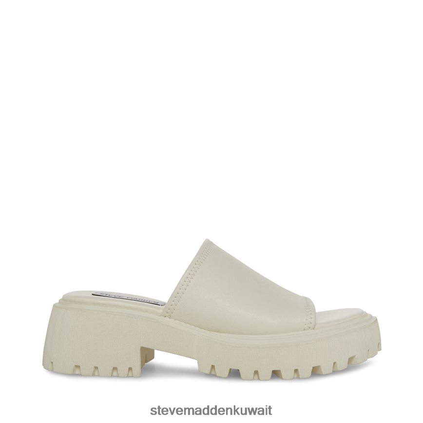 Steve Madden نحيف صوفيا جلد أبيض أحذية 6JPNNF58