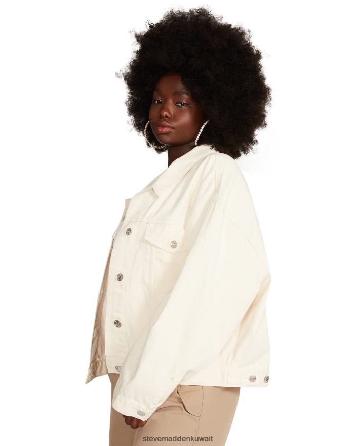 Steve Madden نحيف سترة الدنيم سيينا كريم يلبس 6JPNNF584