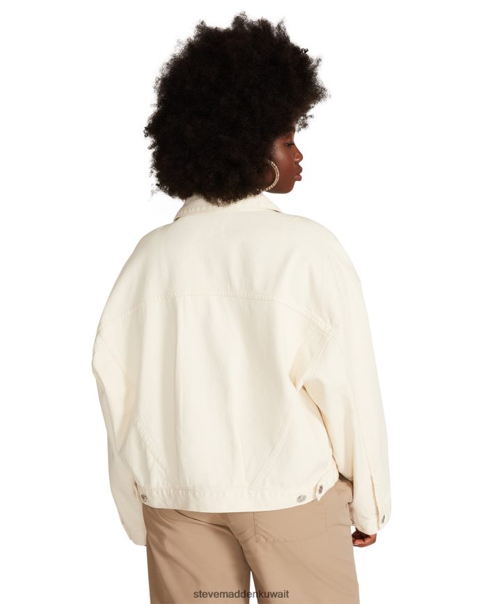 Steve Madden نحيف سترة الدنيم سيينا كريم يلبس 6JPNNF584