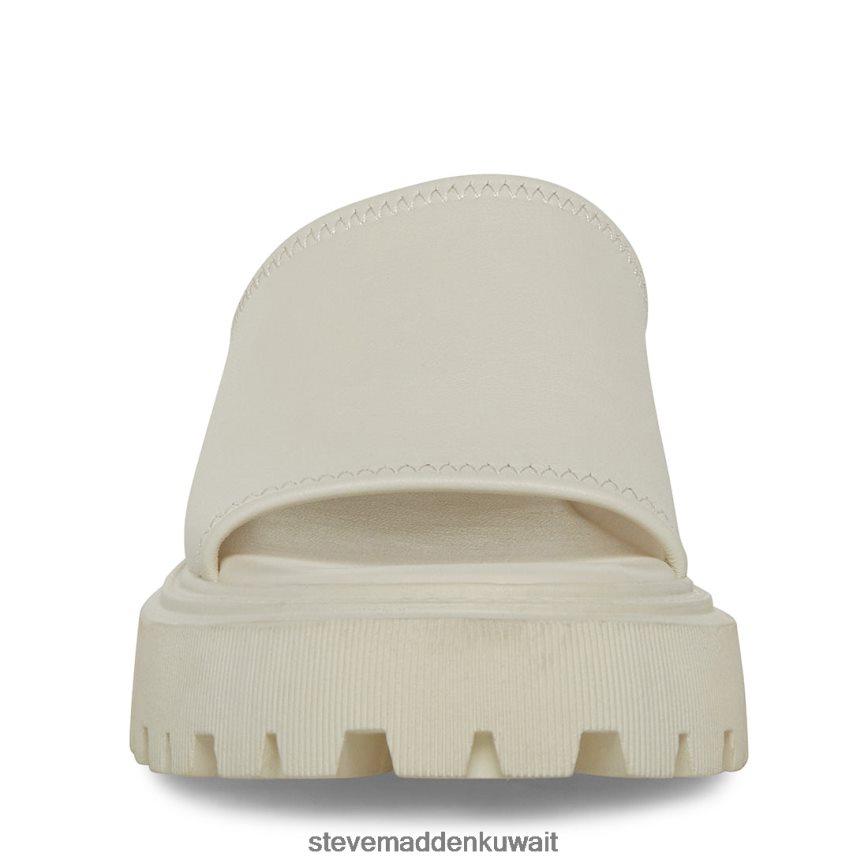 Steve Madden نحيف صوفيا جلد أبيض أحذية 6JPNNF58