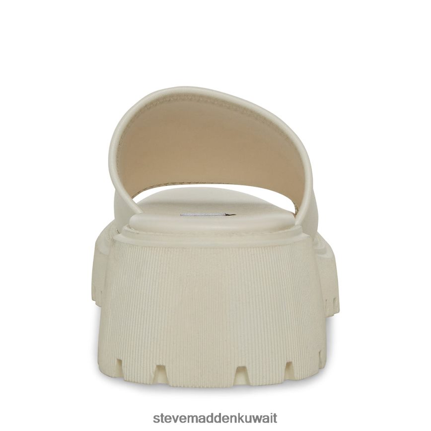 Steve Madden نحيف صوفيا جلد أبيض أحذية 6JPNNF58