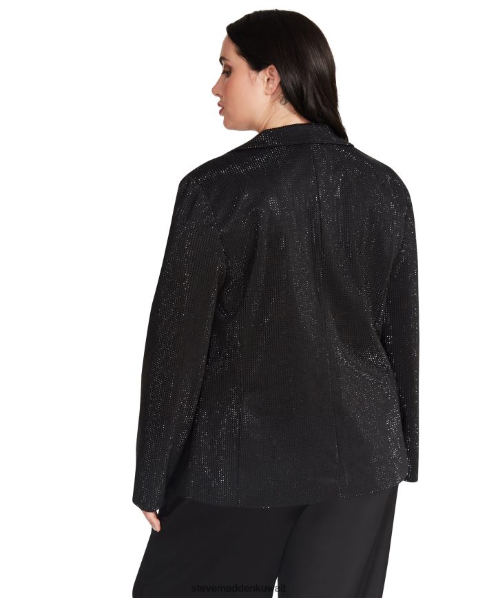 Steve Madden نحيف سترة آية أسود يلبس 6JPNNF599