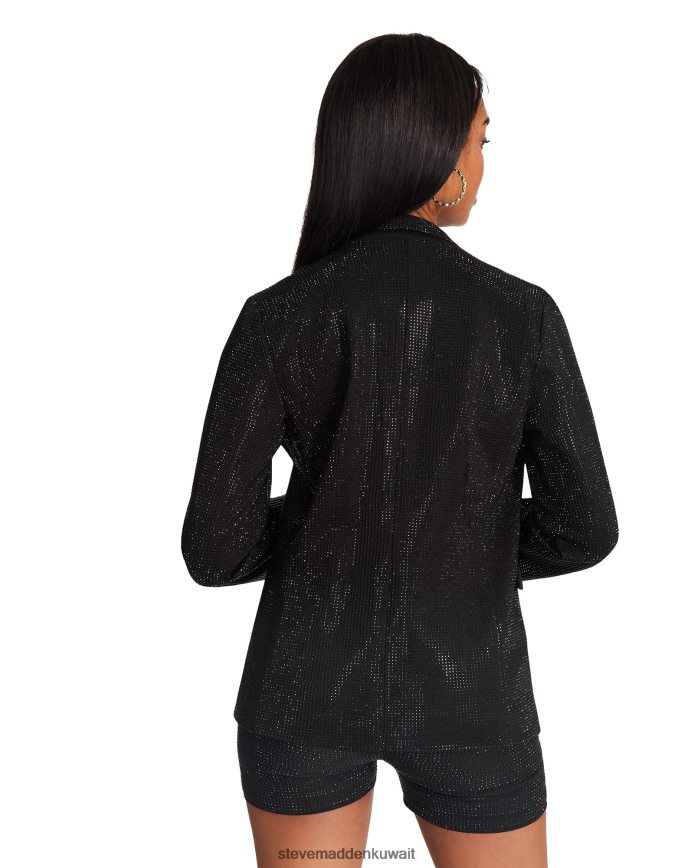 Steve Madden نحيف سترة آية أسود يلبس 6JPNNF599