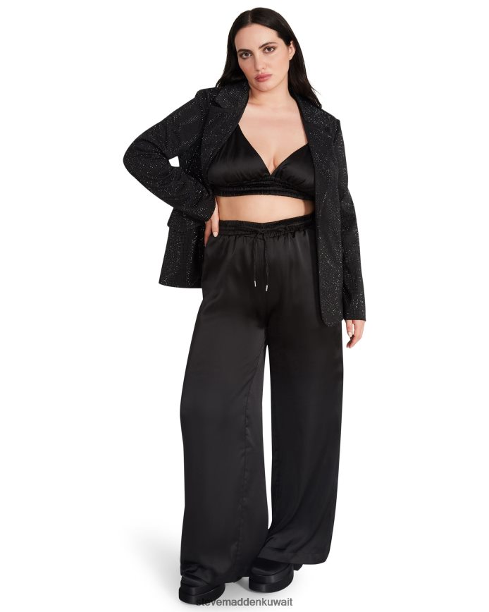 Steve Madden نحيف سترة آية أسود يلبس 6JPNNF599