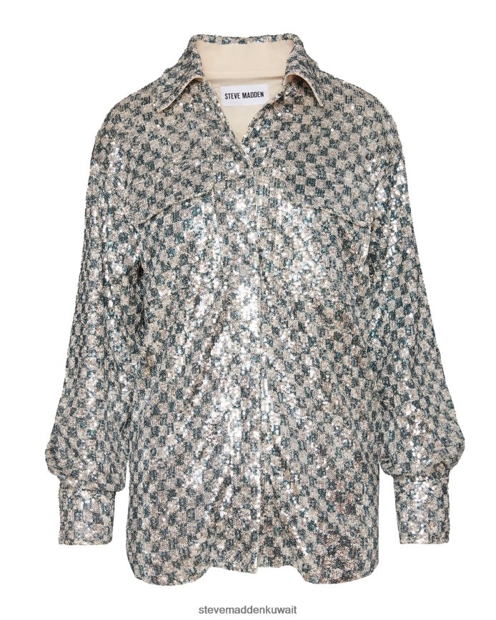 Steve Madden نحيف أندي شاكيت فضة يلبس 6JPNNF600