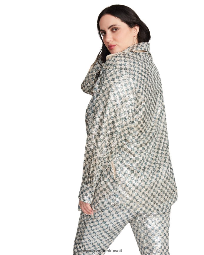 Steve Madden نحيف أندي شاكيت فضة يلبس 6JPNNF600