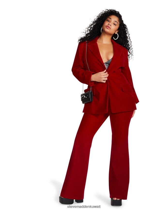 Steve Madden نحيف سترة هارلو أحمر يلبس 6JPNNF601