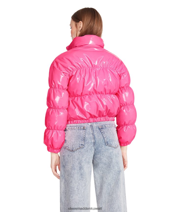 Steve Madden نحيف سترة عدن وردي فاقع يلبس 6JPNNF611