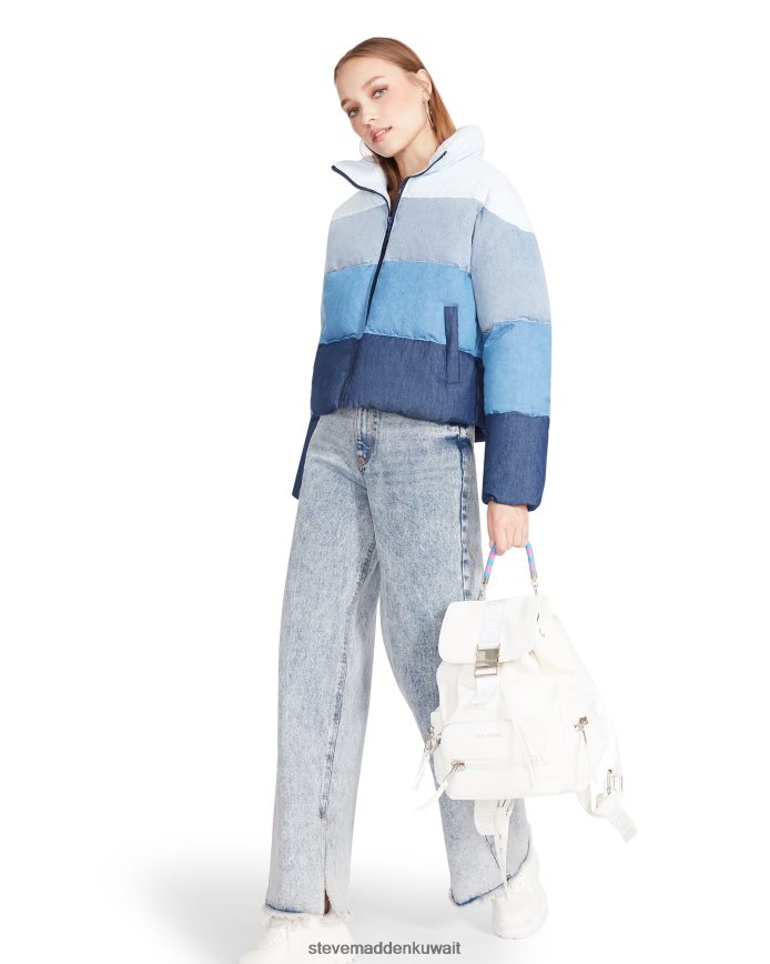 Steve Madden نحيف سترة ديزي قماش الدنيم يلبس 6JPNNF614