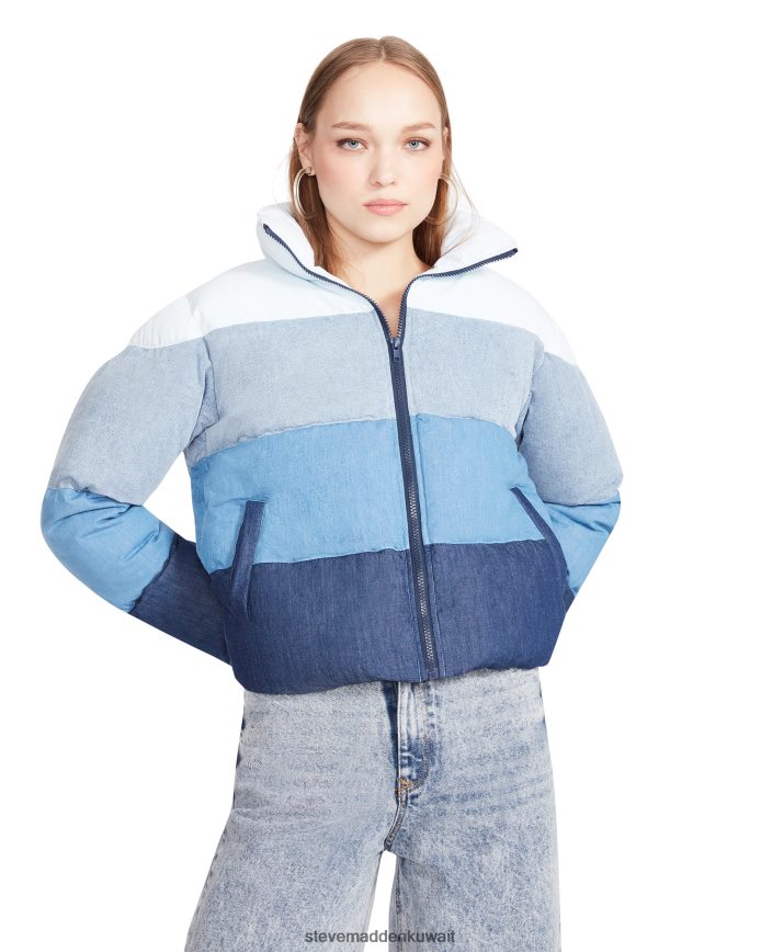 Steve Madden نحيف سترة ديزي قماش الدنيم يلبس 6JPNNF614