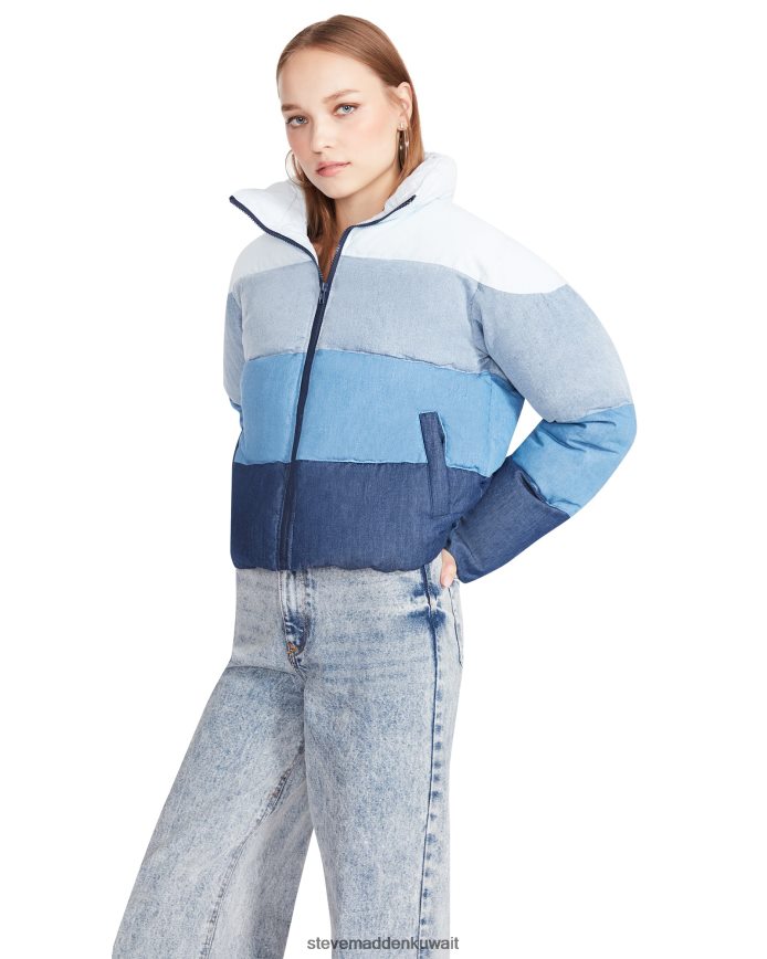 Steve Madden نحيف سترة ديزي قماش الدنيم يلبس 6JPNNF614