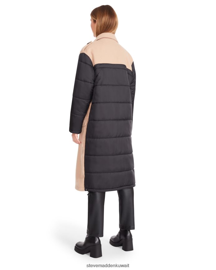 Steve Madden نحيف معطف السافانا نسيج الجمل يلبس 6JPNNF619