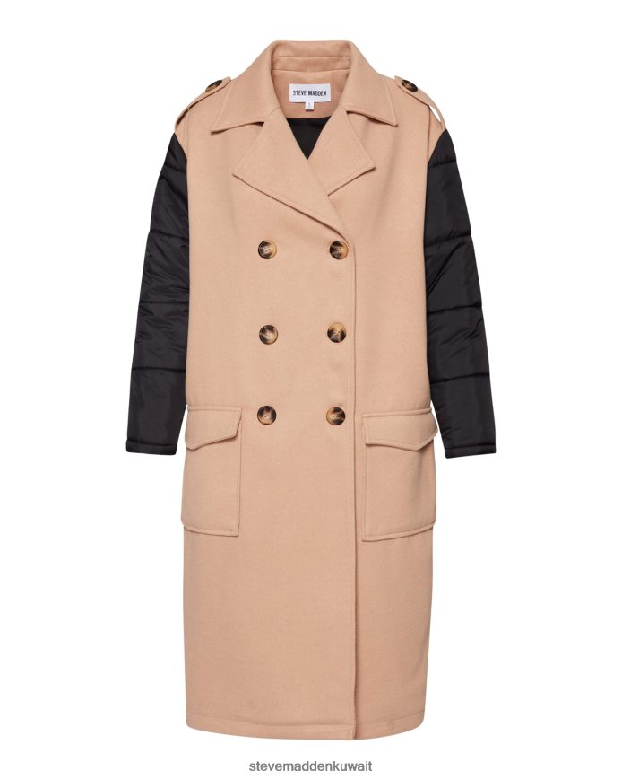 Steve Madden نحيف معطف السافانا نسيج الجمل يلبس 6JPNNF619