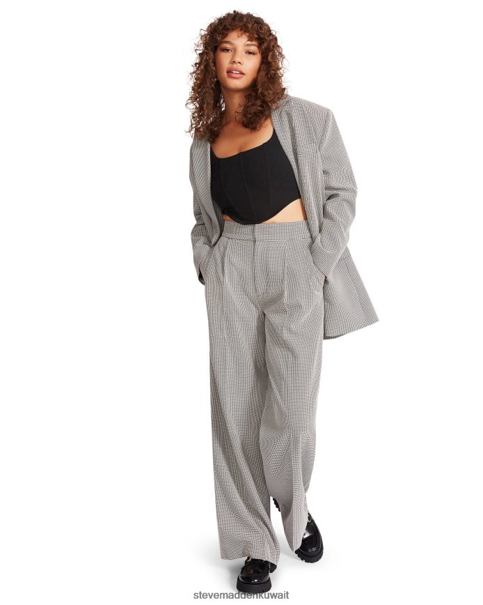 Steve Madden نحيف سترة إيزابيلا منقوشة أسود يلبس 6JPNNF620