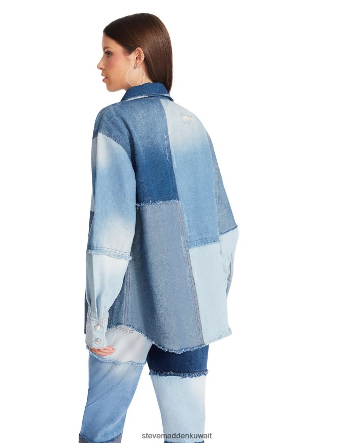 Steve Madden نحيف كايلي شاكيت قماش الدنيم يلبس 6JPNNF628