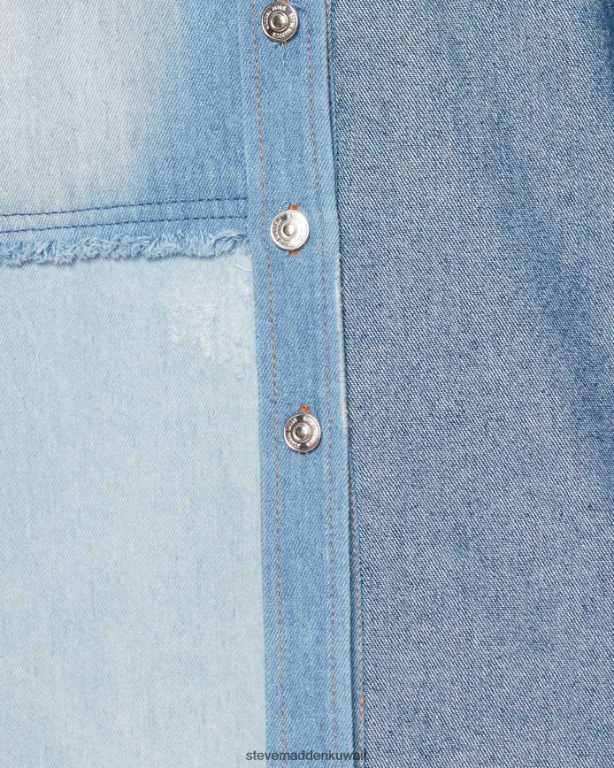 Steve Madden نحيف كايلي شاكيت قماش الدنيم يلبس 6JPNNF628